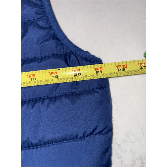 Hollister Blue Full Zip Poly Down Insulated Puffer Vest Mens M Full Zip NWT - Picture 6 of 7